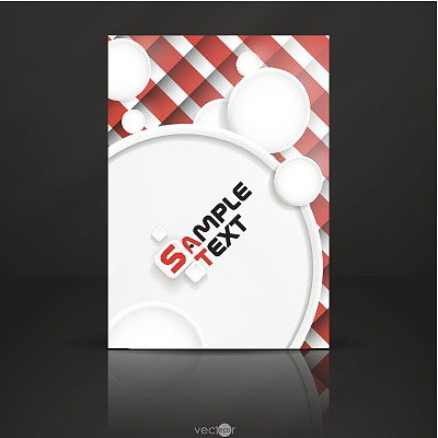 抽象背景与白纸圆圈图片下载