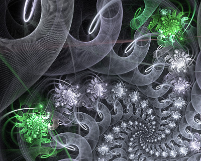 图案来自网格和螺旋束。图片下载