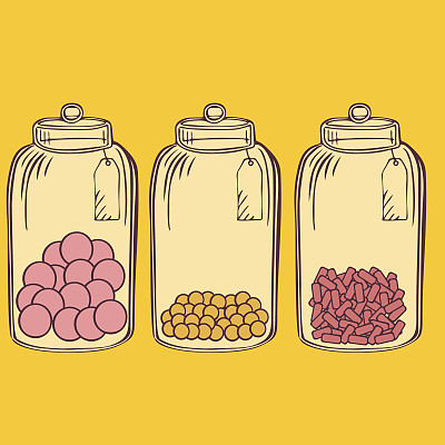 玻璃糖罐图片下载