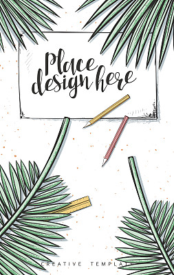 模板设计概念草图为市场。概念网络横幅广告图片下载