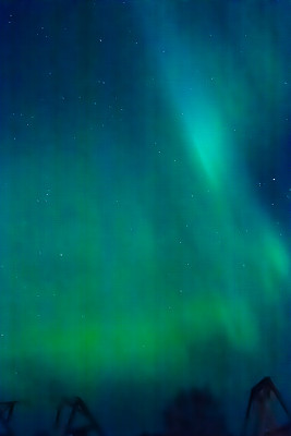 绿色的北极光图片下载
