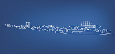 线景观图片下载