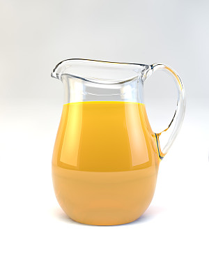 橙汁饮料壶图片下载