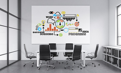 六人会议室图片下载