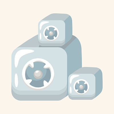 立体声扬声器主题元素图片下载