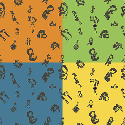 母亲节无缝模式图片下载