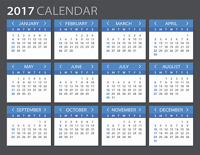 2017年日历-插图图片下载