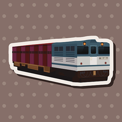 交通列车主题元素图片下载
