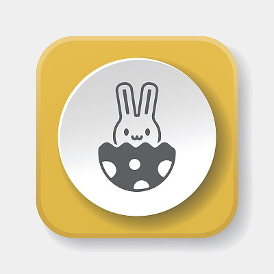 复活节兔子图标图片下载