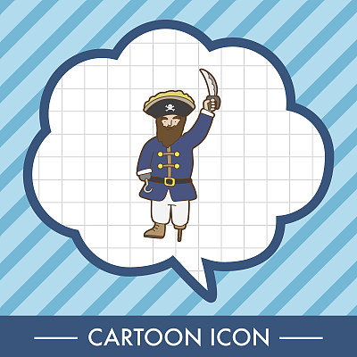 海盗主题元素图片下载