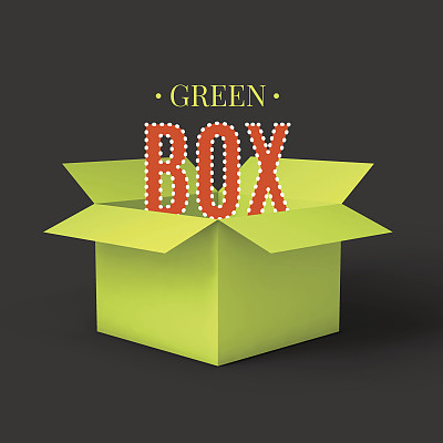 打开盒子模型模板图片下载