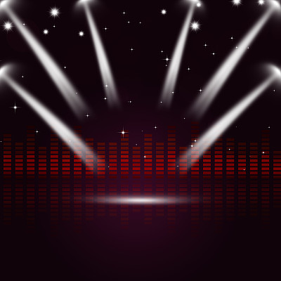 音乐音乐会灯光素材图片