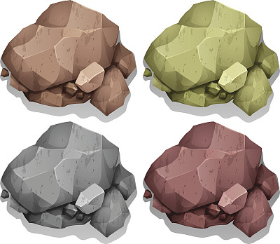 不同颜色的天然岩石图片下载