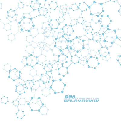 DNA分子。抽象的背景。矢量插图。Eps10图片下载