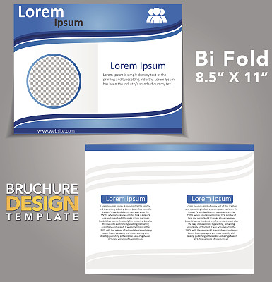 双折宣传册矢量设计图片下载