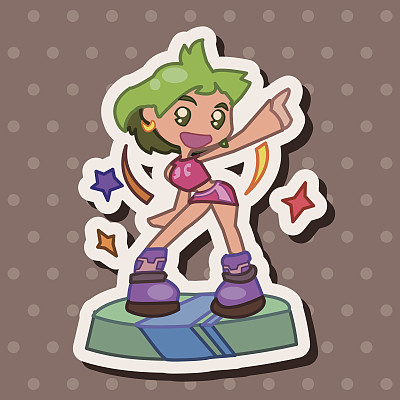 舞者的主题元素图片下载