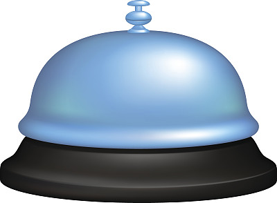 黑色和蓝色的服务钟图片下载