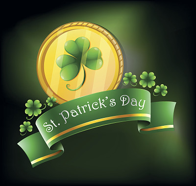 圣帕特里克节的庆祝标志图片下载