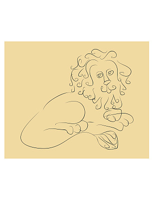 非常善良的大狮子图片下载