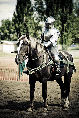 中世纪的骑士比武图片下载