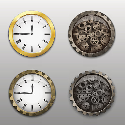 一组手表图标图片下载