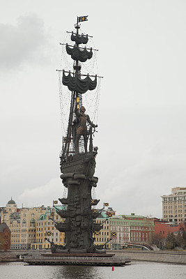 沙皇彼得大帝的纪念碑图片下载