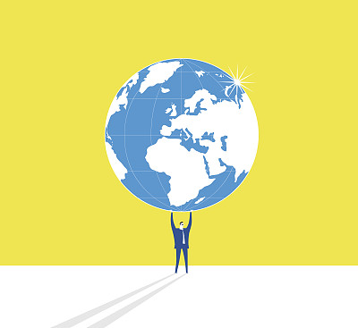 支撑着整个地球图片下载