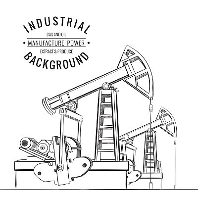 油泵孤立。图片下载