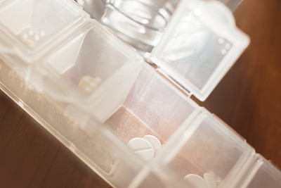 药盒，服用药物素材图片