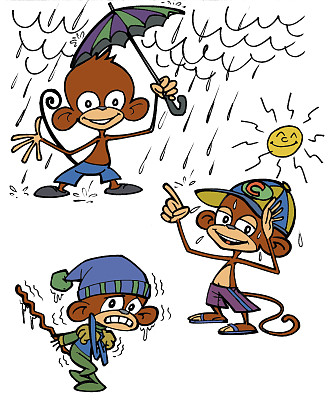 黑猩猩卡通图片下载