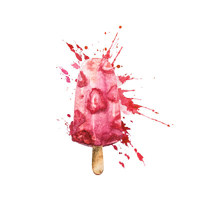 草莓冰淇淋图片下载