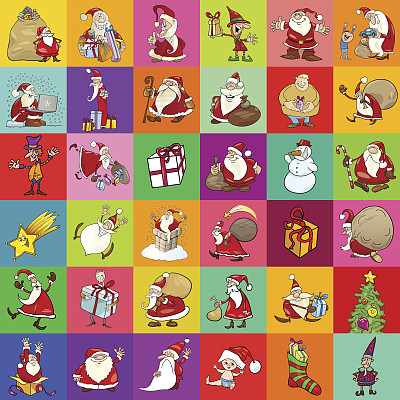 圣诞图案卡通设计图片下载