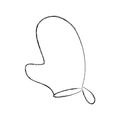 厨房手套隔离图标图片下载