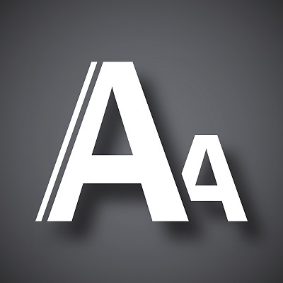 矢量字体大小图标图片下载