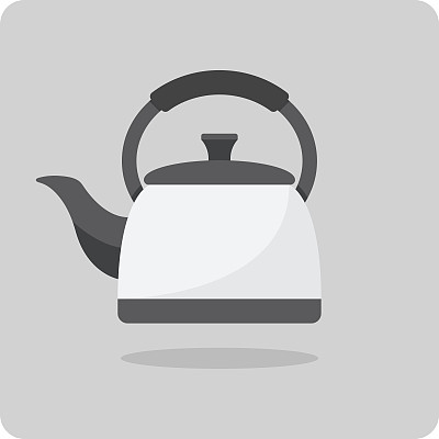 矢量的平面图标，水壶图片下载