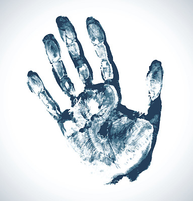 手的蓝图图片下载