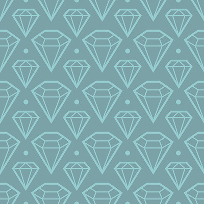 抽象现代无缝图案与钻石。素材图片