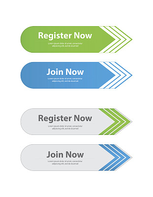 网站专用按钮，注册，下载，加入广告横幅图片下载