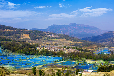 中国云南元阳梯田图片下载