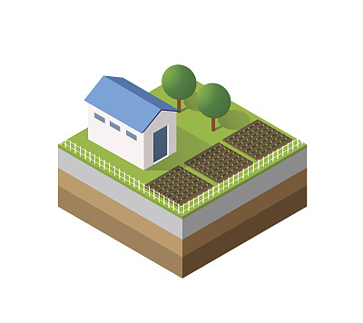 农场等距三维图片下载