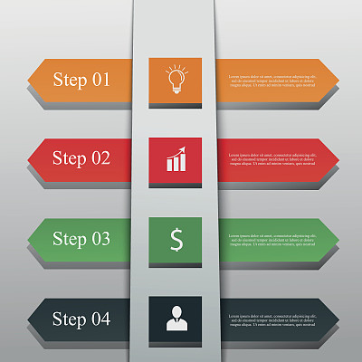 现代信息图表横幅图片下载