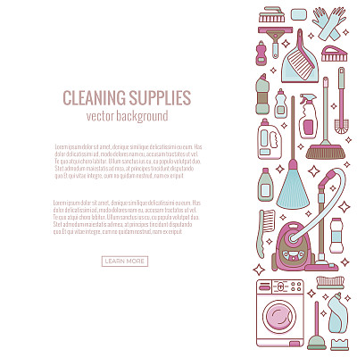 家庭清洁用品图片下载