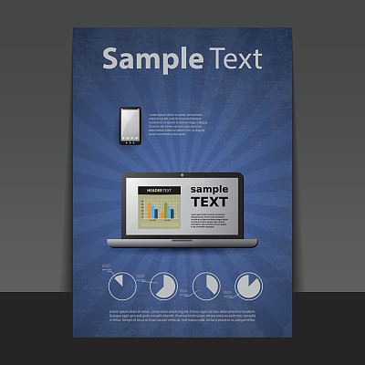 传单或封面设计-商业，技术图片下载