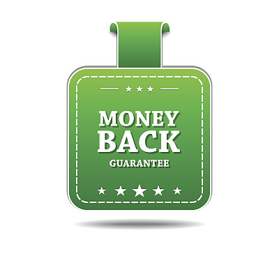 退款保证绿色矢量图标设计图片下载