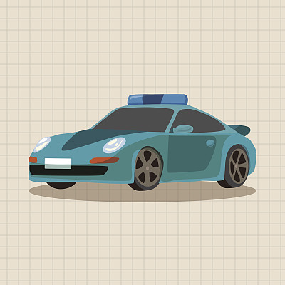 交通出租车主题元素向量，eps图片下载