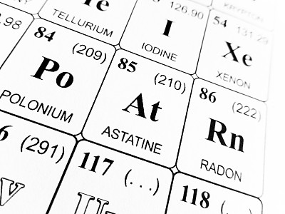 元素周期表上的砹图片下载