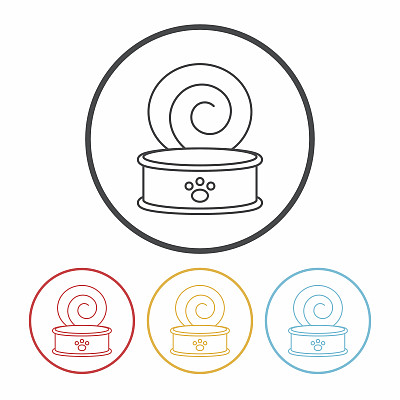 宠物狗粮线图标图片下载