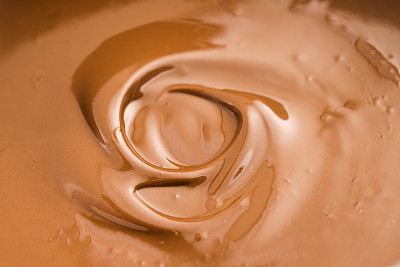 融化的牛奶巧克力的背景图片下载