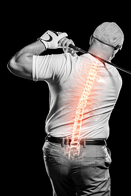 高尔夫球手的数字生成图像图片下载