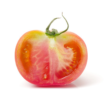 新鲜番茄孤立白色图片下载